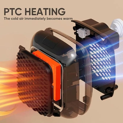 Portable Turbine Heater Wall-Mounted Electric Convector Heater